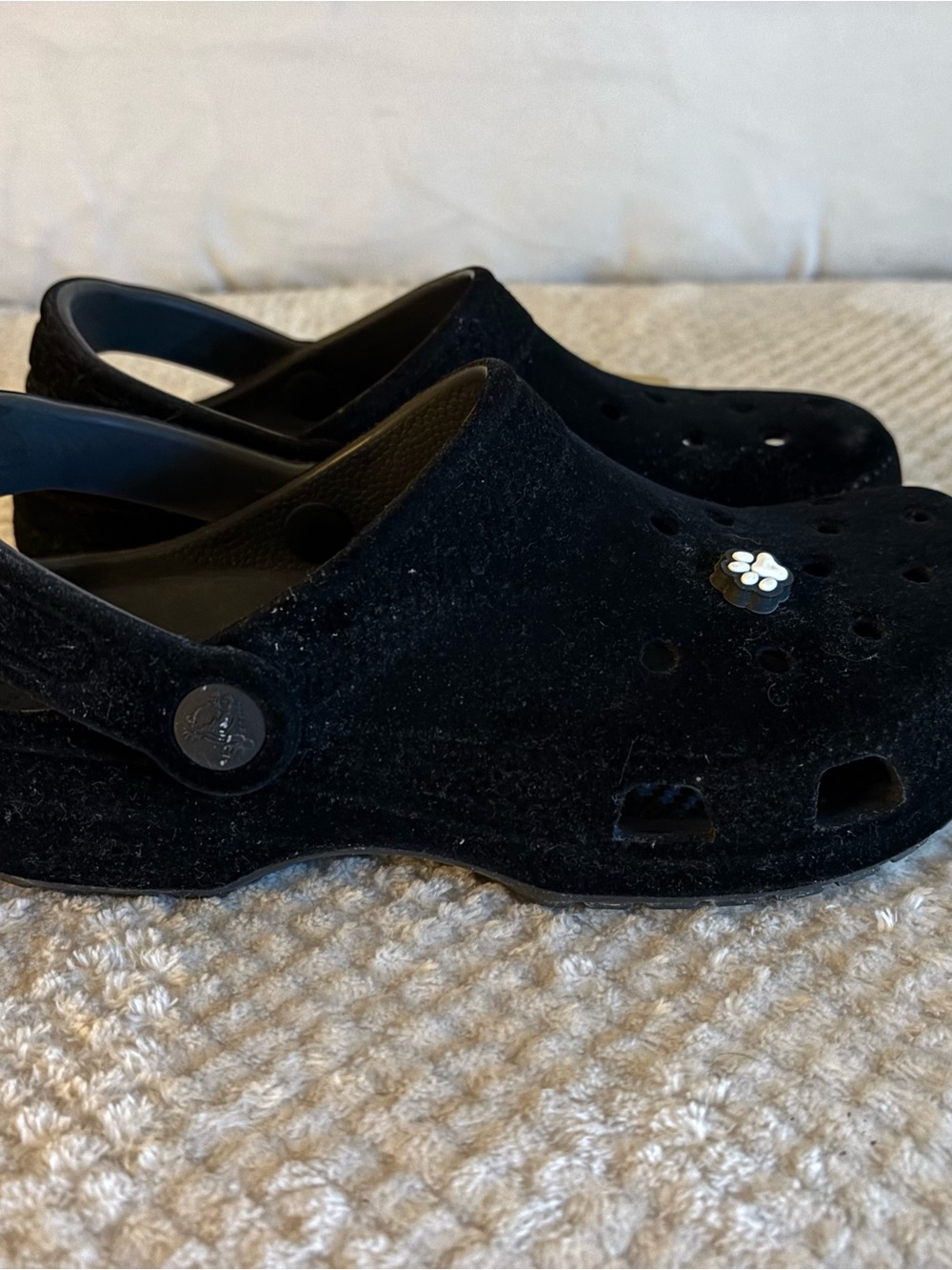 Crocs Classic Velvet Clog Black Clogs